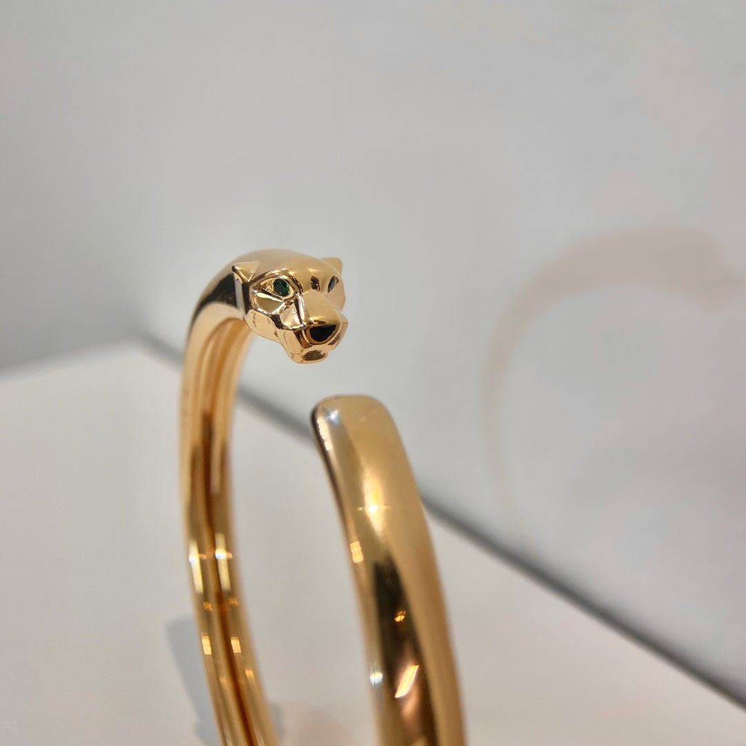 [Violet JW]PANTHERE GOLD OPEN BRACELET