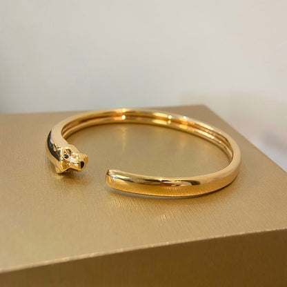 [Violet JW]PANTHERE GOLD OPEN BRACELET