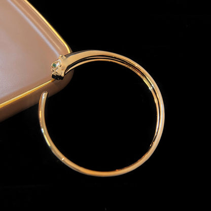 [Violet JW]PANTHERE GOLD OPEN BRACELET