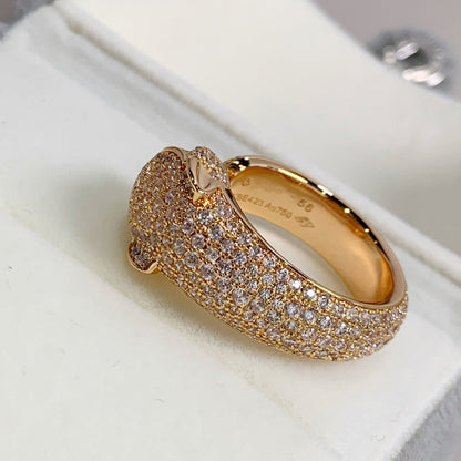 [Violet JW]PANTHERE PINK GOLD DIAMOND RING