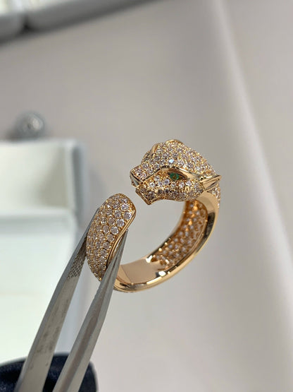 [Violet JW]PANTHERE PINK GOLD DIAMOND RING