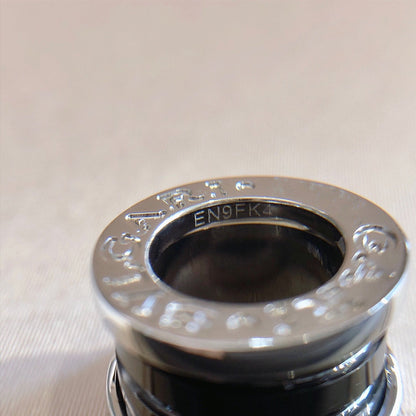 [Violet JW]ZERO 1 BLACK CERAMIC SILVER NECKLACE