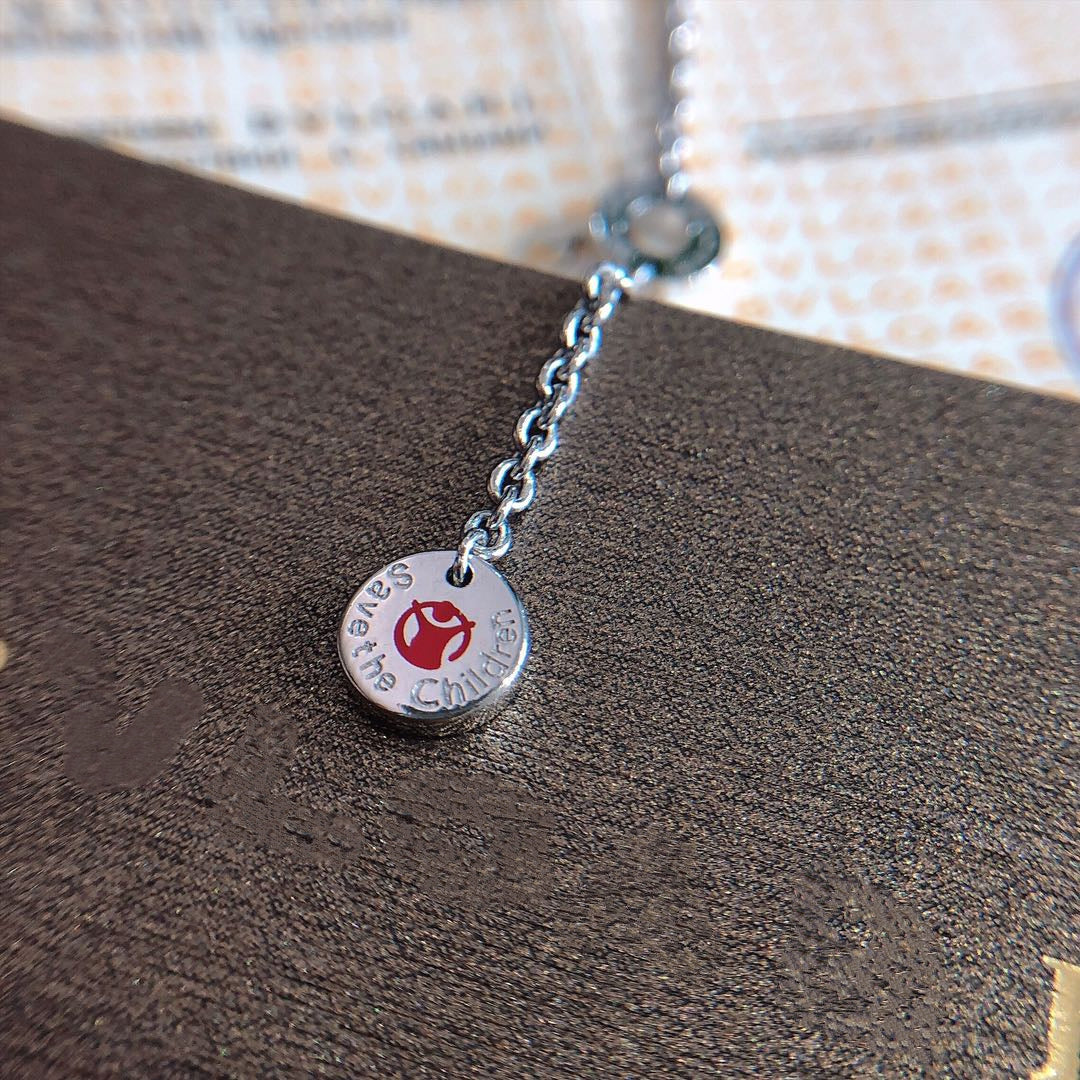 [Violet JW]ZERO 1 BLACK CERAMIC SILVER NECKLACE