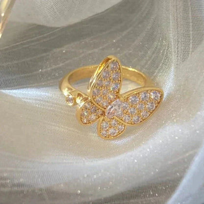 [Violet JW]BUTTERFLY DIAMOND RING