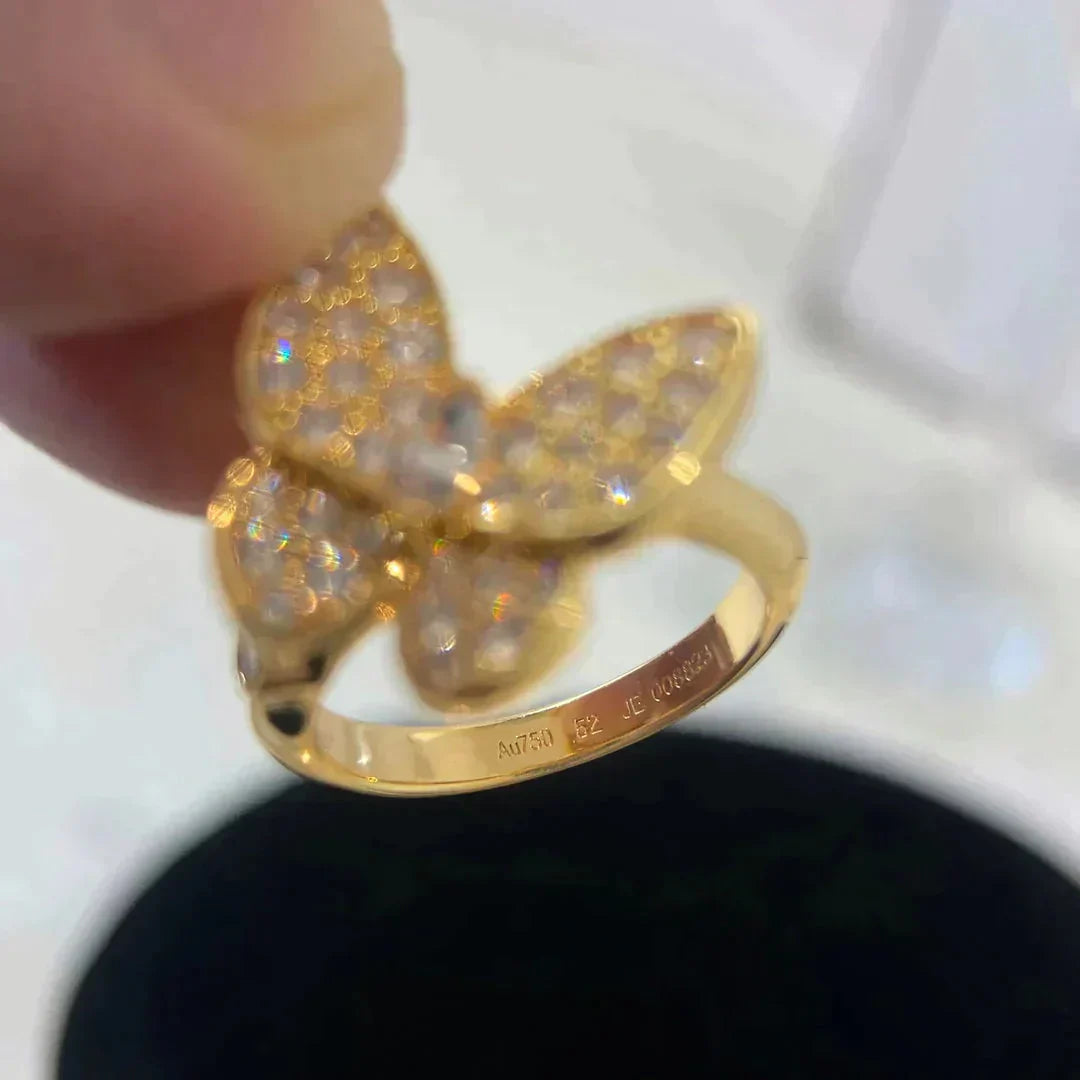 [Violet JW]BUTTERFLY DIAMOND RING