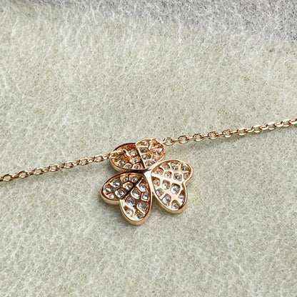 [Violet JW]FLOWER DIAMOND NECKLACE