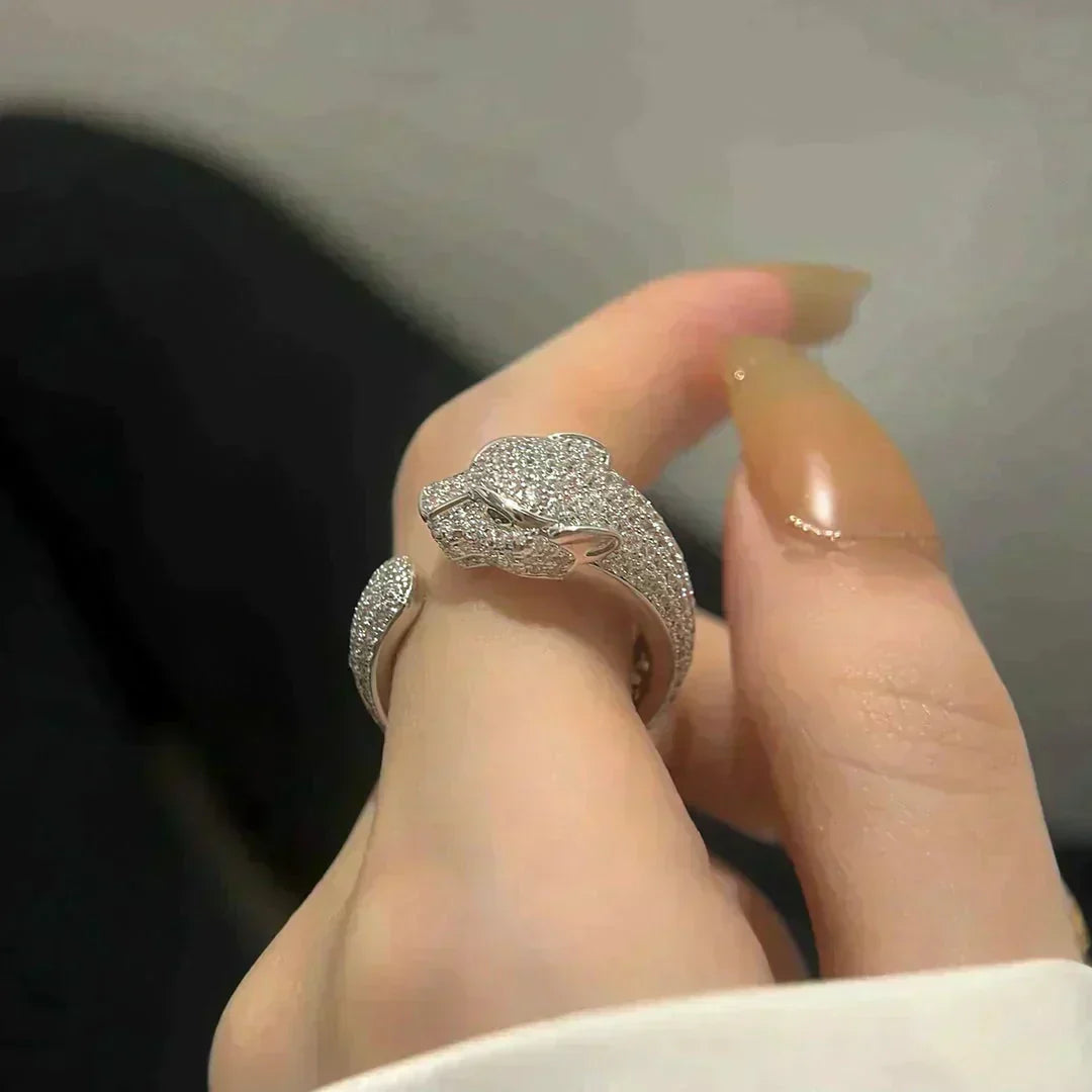 [Violet JW]PANTHERE 5.5MM ALL DIAMOND RING