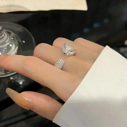 [Violet JW]PANTHERE 5.5MM ALL DIAMOND RING