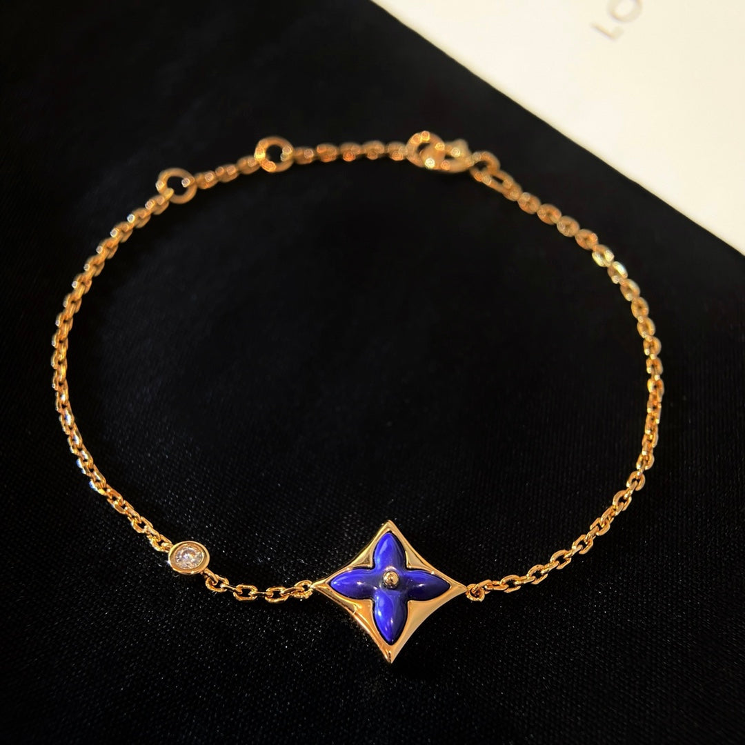 [Violet JW]COLOR STAR PINK GOLD DIAMOND BRACELET