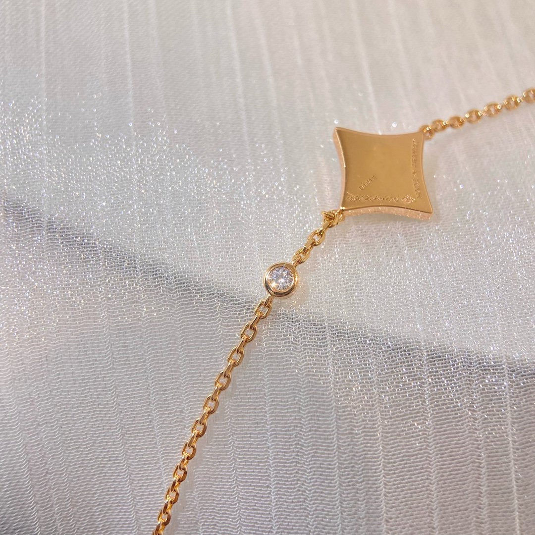 [Violet JW]COLOR STAR PINK GOLD DIAMOND BRACELET