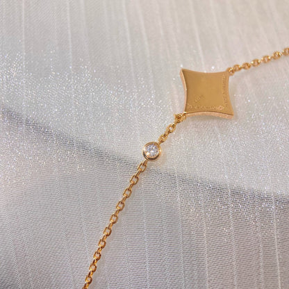 [Violet JW]COLOR STAR PINK GOLD DIAMOND BRACELET