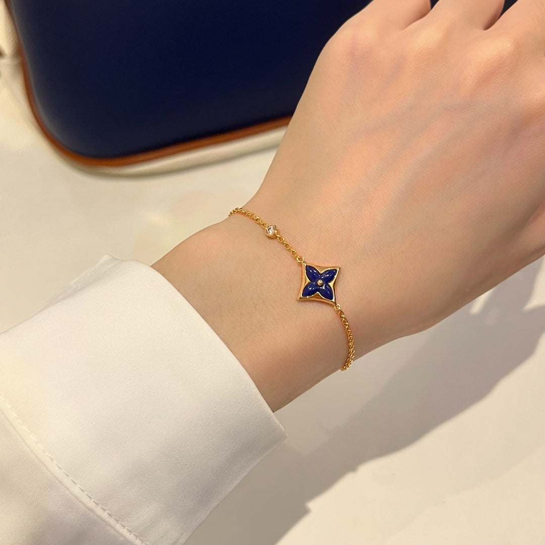 [Violet JW]COLOR STAR PINK GOLD DIAMOND BRACELET