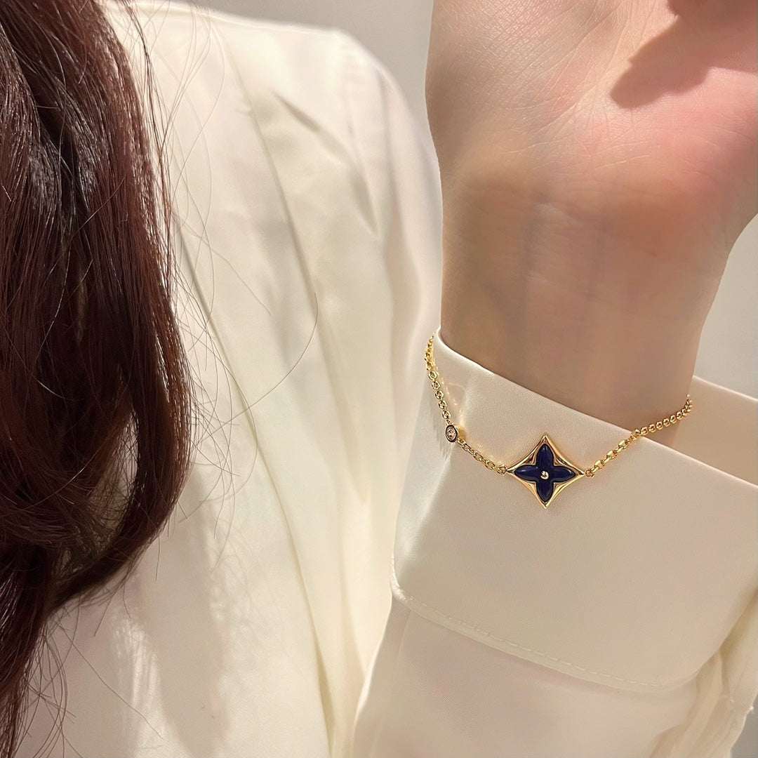 [Violet JW]COLOR STAR PINK GOLD DIAMOND BRACELET