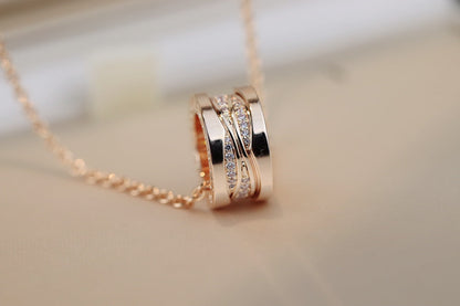 [Violet JW]ZERO 1 PINK GOLD DIAMOND NECKLACE