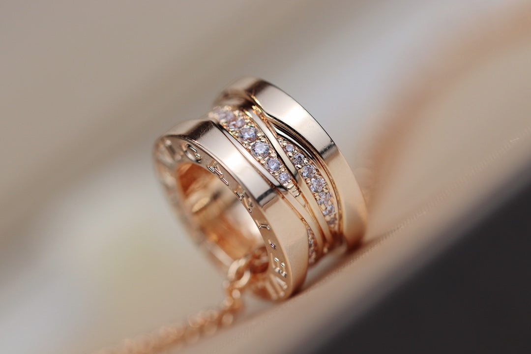 [Violet JW]ZERO 1 PINK GOLD DIAMOND NECKLACE