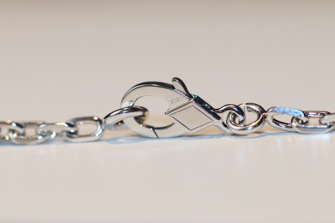 [Violet JW]CLOVER 20 MOTIFS ONYX DIAMOND SILVER