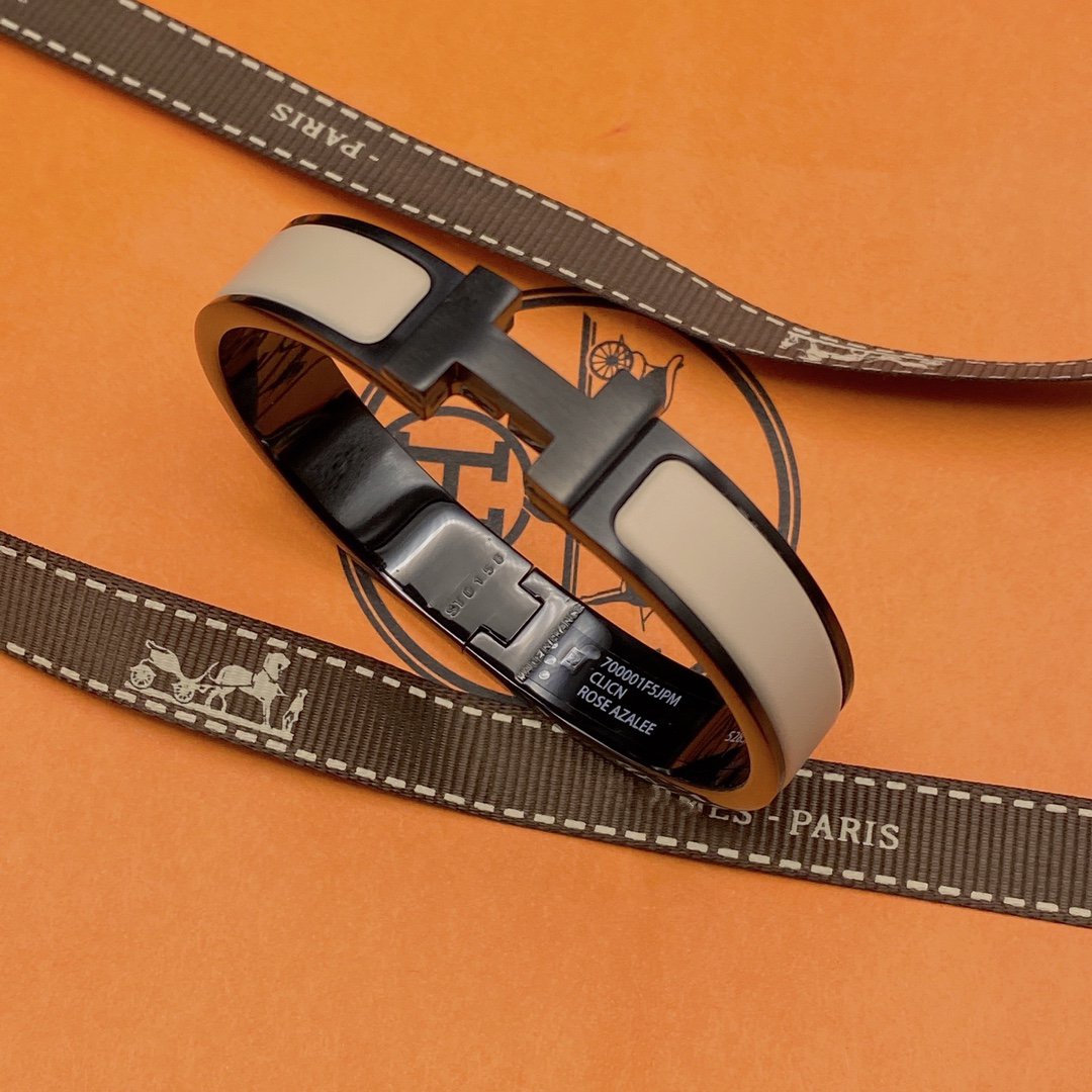 [Violet JW]HM BRACELET 12MM BLACK BEIGE CERAMIC