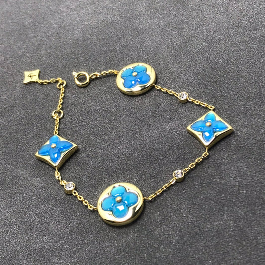 [Violet JW]STAR AND SUN TURQUOISE 4 MOTIFS 3 DIAMONDS