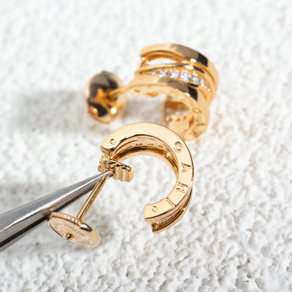 [Violet JW]ZERO 1 PINK GOLD DIAMONDS EARRINGS