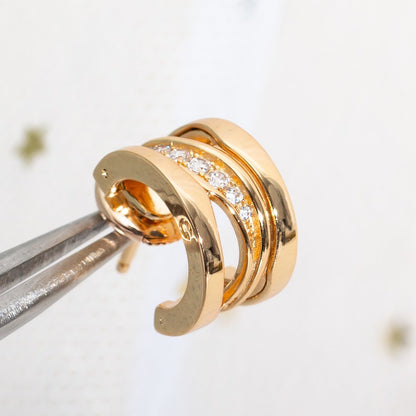 [Violet JW]ZERO 1 PINK GOLD DIAMONDS EARRINGS