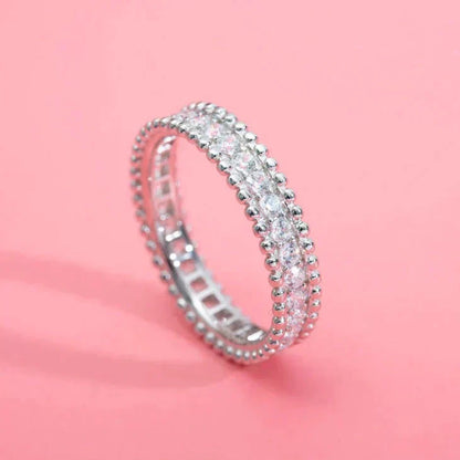 [Violet JW]PERLEE DIAMOND SILVER RING