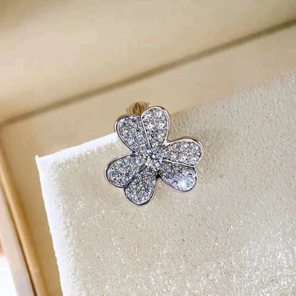 [Violet JW]CLOVER COMOS DIAMOND EARRINGS SILVER