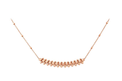 [Violet JW]CLASH PINK GOLD NECKLACE