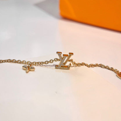 [Violet JW]LOGO STAR MOTIF GOLD BRACELET