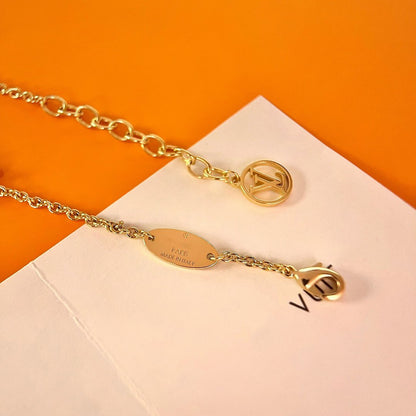 [Violet JW]LOGO STAR MOTIF GOLD BRACELET