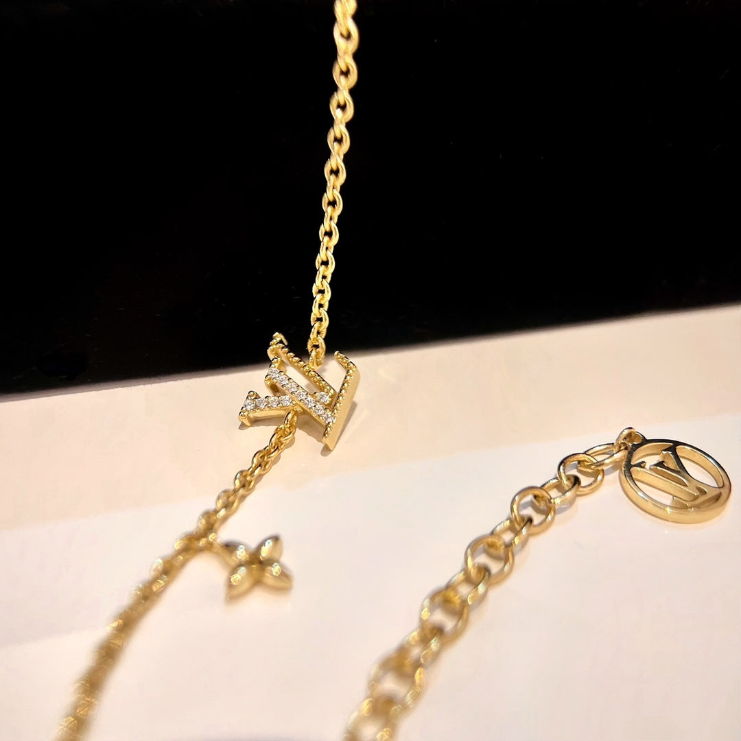 [Violet JW]LOGO STAR MOTIF GOLD BRACELET