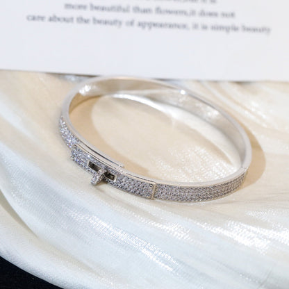 [Violet JW]KELLY BRACELET DIAMOND PAVED