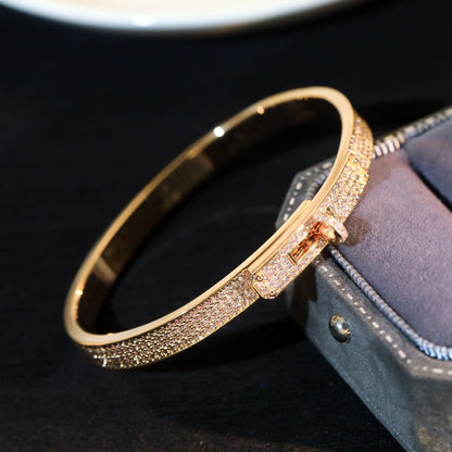 [Violet JW]KELLY BRACELET DIAMOND PAVED