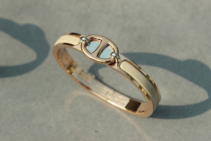 [Violet JW]CLIC CHAINE PINK GOLD BRACELET