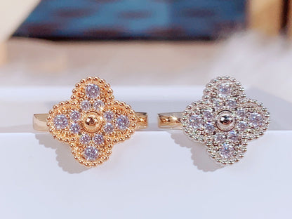 [Violet JW]CLOVER DIAMOND RING