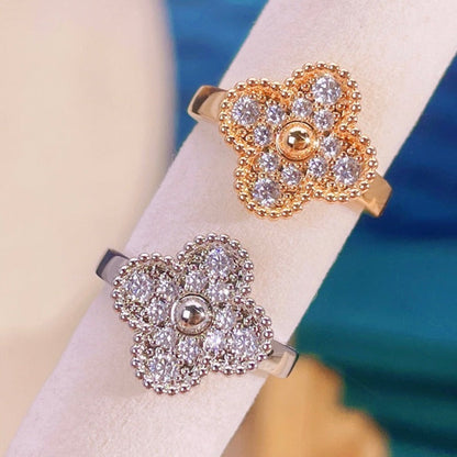 [Violet JW]CLOVER DIAMOND RING
