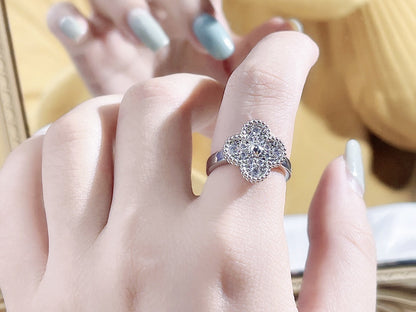 [Violet JW]CLOVER DIAMOND RING