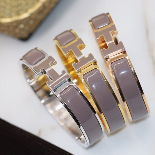 [Violet JW]H BRACELET 12MM BROWN