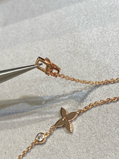 [Violet JW]STAR DIAMOND PINK GOLD BRACELET