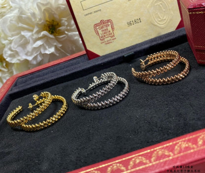 [Violet JW]CLASH LARGE HOOP EARRINGS