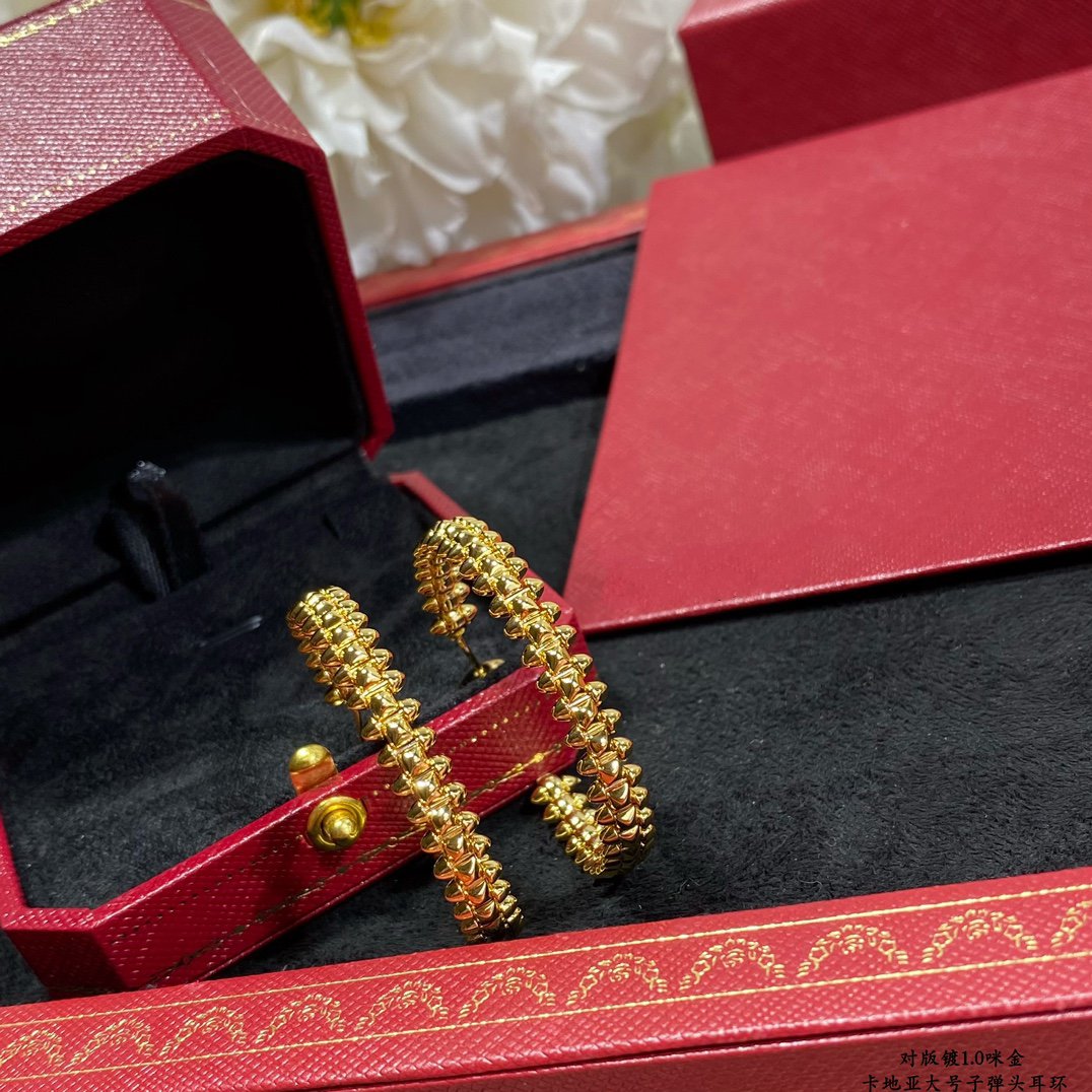 [Violet JW]CLASH LARGE HOOP EARRINGS