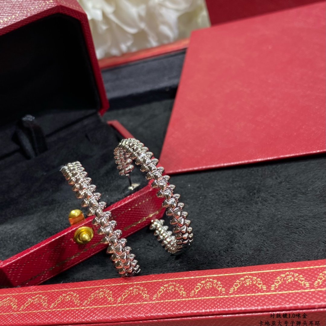 [Violet JW]CLASH LARGE HOOP EARRINGS