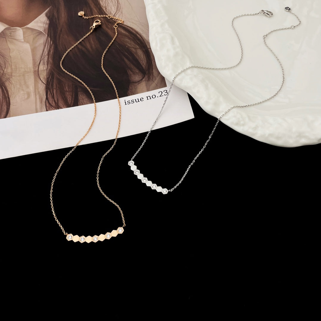 [Violet JW]BEE MY LOVE DIAMOND NECKLACE