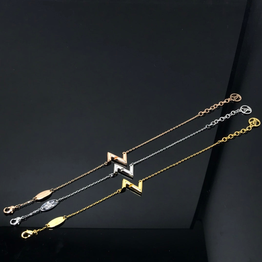 [Violet JW]VOLT LV LOGO BRACELET