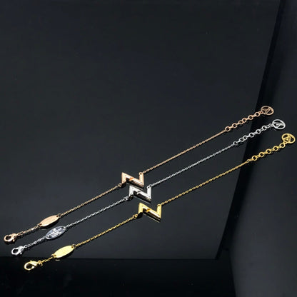 [Violet JW]VOLT LV LOGO BRACELET