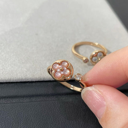 [Violet JW]SUN 1 DIAMOND PINK MOP RING