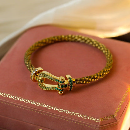 [Violet JW]FORCE 10 GOLD GREEN DIAMOND PAVED