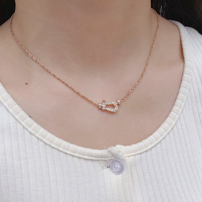 [Violet JW]FORCE 10 PINK GOLD DIAMOND NECKLACE