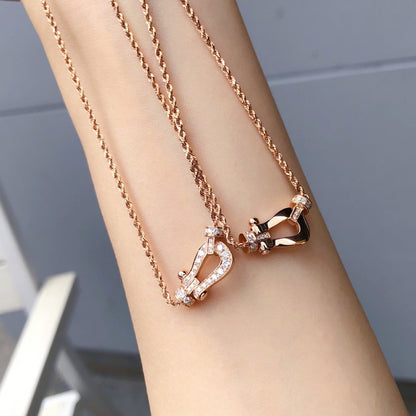 [Violet JW]FORCE 10 PINK GOLD DIAMOND NECKLACE