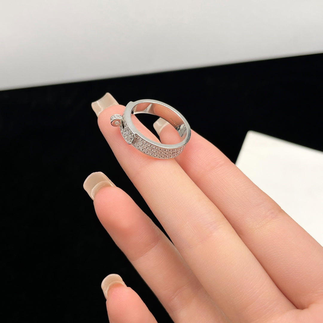 [Violet JW]KELLY SILVER DIAMOND RING