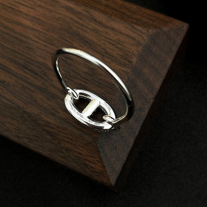 [Violet JW]RONDE SMALL SILVER DIAMOND RING